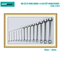 Bộ cờ lê vòng miệng 14 chi tiết Whirlpower 1242-1-D14