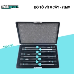 Bộ Tô vít điện tử 8 chiếc x 75mm Whirlpower 130-0708