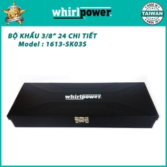 Bộ khẩu 3/8” có 24 chi tiết Whirlpower 1613-SK03S