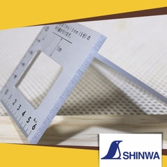 Thước đo cạnh 45 độ 200mm Shinwa 62114