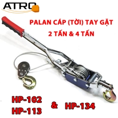 PALAN CÁP (TỜI) TAY GẶT ATRO