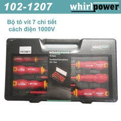 Bộ tô vít 7 chi tiết, cách điện 1000V 102-1207