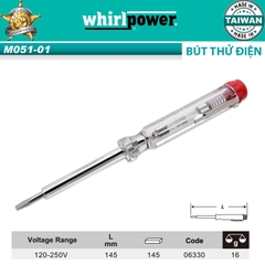 bút thử điện 250V Whirlpower M051-01-06330