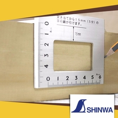 Thước đo góc cạnh chất lượng 200mm Shinwa 62114