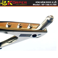 KÌM BẤM RIVE 4 LỖ KORPER KP-166-4-799