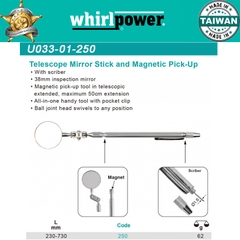 kính soi kỹ thuật 38mm Whirlpower U033-01-250