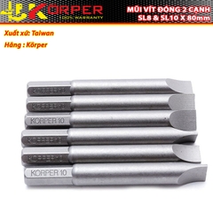 Mũi vít đóng 2 cạnh Korper 80mm