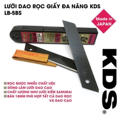 luoi dao roc giay da nang 18mm KDS LB-5BS nhat ban