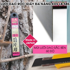 luoi dao roc giay da nang 18mm KDS LB-5BS nhat ban