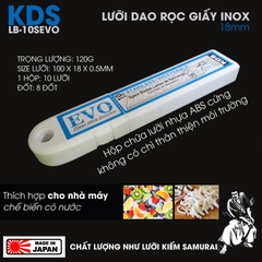 LƯỠI DAO RỌC GIẤY INOX 18MM KDS LB-10SEVO