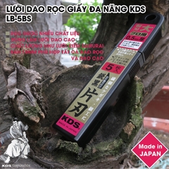 luoi dao roc giay da nang 18mm KDS LB-5BS nhat ban