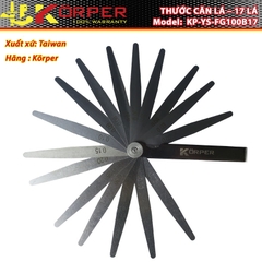 THƯỚC CĂN LÁ – 17 LÁ KORPER KP-YS-FG100B17