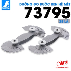 Thước đo ren 28 lá hệ met shinwa 73795