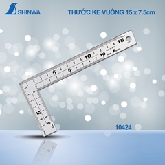 Thước ke vuông 15 x 7.5cm Shinwa