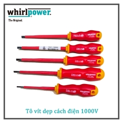 Tô vít dẹp cách điện 1000V Whirlpower 1021-