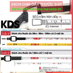 thước cuộn sợi thủy tinh KDS SGR