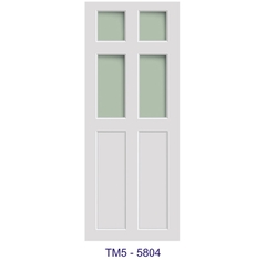 Cửa nhựa lắp ghép TM5 5804-1804