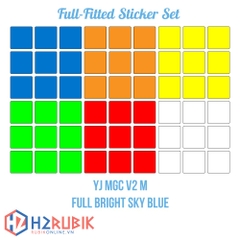 MGC V2 Full Fitted Sticker Set - Giấy dán MGC V2 Tràn Viền - full bright sky blue