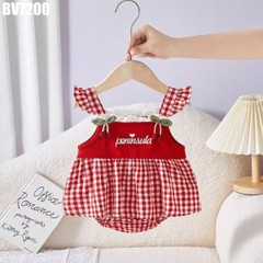 Body Váy 2 Dây Cánh Tiên Caro