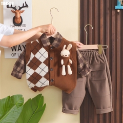 Set 3 Món Áo Quần Kèm Gile Khác Biệt