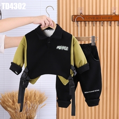 Set Áo Quần Lót Lông In Chữ Miracle