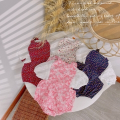 Set Body Hoa Nhí Kèm Yếm