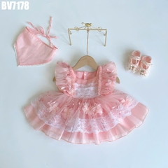 Set Body Váy Voan Hoa