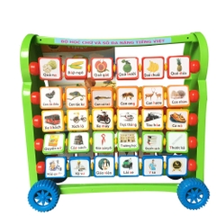 Bảng Chữ Số Đa Năng 9 Trong 1 VIJAGO039 Hình Siêu Nhân Nhện Cho Bé Làm Quen Với Chữ Và Số