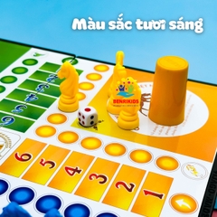 Đồ Chơi Nhựa Bàn Cờ Cá Ngựa Kiêm Hộp Đựng Tiện Lợi Cho Bé