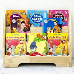 Kệ Đựng Đồ Chơi Đựng Sách Cho Bé Montessori Bằng Gỗ Benrikids Kệ Sách Để Sàn