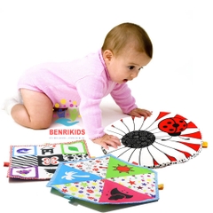 Thảm Vận Động Bằng Vải An Toàn Cho Bé Tummy Time Baby Touch Tab