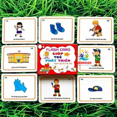 Bộ Flashcard 300 câu hỏi + trả lời giúp trẻ phát triển tư duy ngôn ngữ & giao tiếp: Ai? Cái gì? Ở đâu? Khi nào? Tại sao?