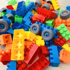 Đồ Chơi Xếp Hình Xây Dựng Bằng Hàng Việt Nhật 90 Chi Tiết Vijago Cho Bé Phát Triển Tư Duy Sáng Tạo