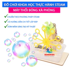 Đồ Chơi Giáo Dục Bộ Lắp Ghép Đồ Chơi Thổi Bóng Xà Phòng Theo Phương Pháp Steam