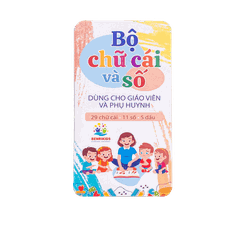 Thẻ Học Thông Minh, Trọn Bộ 42 Thẻ Chữ Cái và Số Cho Bé Tập Học Tiếng Việt và Nhận Biết Số Đếm Trong Toán Học