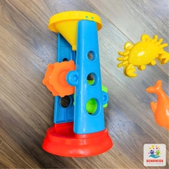 Đồ Chơi Đi Biển Guồng Quay Cát Size To Cho Bé Chơi Đùa Với Cát Chơi Cùng Với Hạt Gỗ Hạt Muồng