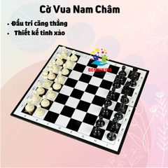 Đồ Chơi Cờ Vua Nam Châm Quốc Tế Siêu Dính Tặng Thêm 2 Quân Hậu