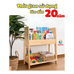 Kệ Sách Montessori Đa Năng Đựng Đồ Chơi Đựng Sách Decor Trang Trí Phòng Cho Bé