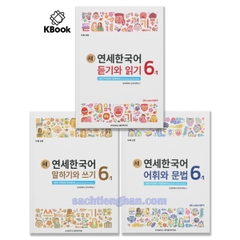 [BẢN MÀU XỊN] Combo Giáo Trình Tiếng Hàn New Yonsei Korean 6.1 - 새 연세한국어 6.1