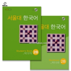 [Bản đen trắng] Combo (SGK+SBT) Giáo Trình Tiếng Hàn Seoul 2B - 서울대 한국어 2B