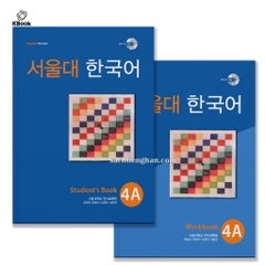 [Bản đen trắng] Combo (SGK+SBT) Giáo Trình Tiếng Hàn Seoul 4A - 서울대 한국어 4A