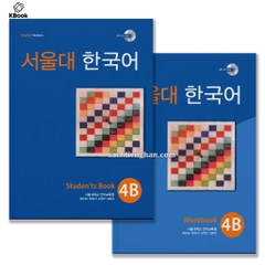 [BẢN MÀU] Combo (SGK+SBT) Giáo Trình Tiếng Hàn Seoul 4B - 서울대 한국어 4B