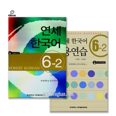 [Bản màu đẹp] Combo giáo trình tiếng Hàn Yonsei - 연세 한국어 6-2