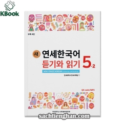 [BẢN MÀU XỊN] Giáo trình Tiếng Hàn New Yonsei Korean Nghe Đọc 5.2 - 새 연세한국어 듣기와 읽기 5.2