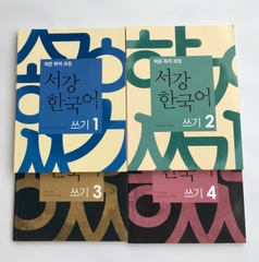 [BẢN MÀU] Combo Sogang Writing Tập 1, 2, 3 và 4 - 서강 한국어 쓰기 1, 2, 3 & 4