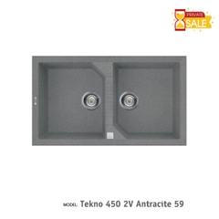 Chậu đá Elleci - Model Tekno 4502V Antracite59