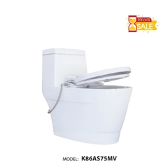 BỒN CẦU CARANO 1 KHỐI K86AS75MV (TOILET MODEL: K86AS75MV)