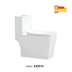 BỒN CẦU CARANO 1 KHỐI K33S1U (TOILET MODEL: K33S1U)