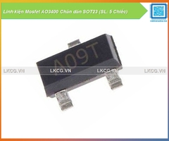 Linh kiện Mosfet AO3400 Chân dán SOT23 (SL: 5 Chiếc)