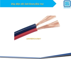 Dây điện đôi 2x0.5mm (Giá 1m)